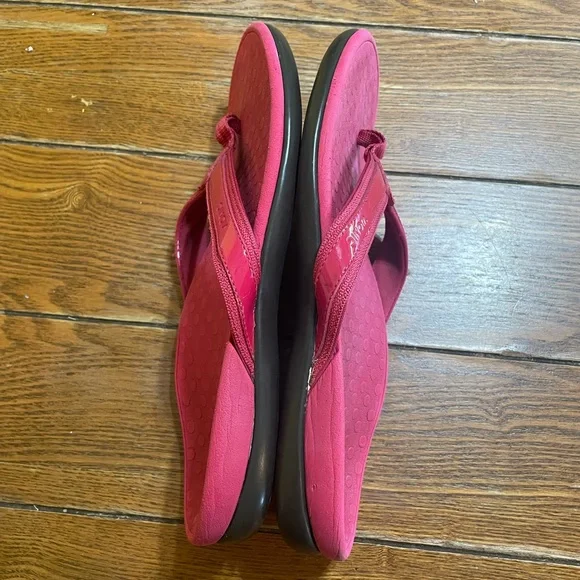 Vionic Women’s Size 10  Tide Pink Orthopedic Comfort Sandal Flip Flop - Picture 5 of 8